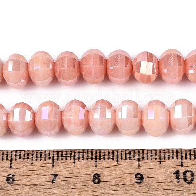 Антикоррозийные гальванические стеклянные бусины GLAA-T025-8mm-19D-1