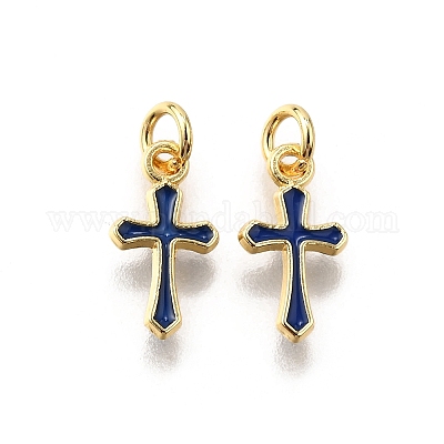 Латунь эмаль подвески KK-C106-04G-06-1