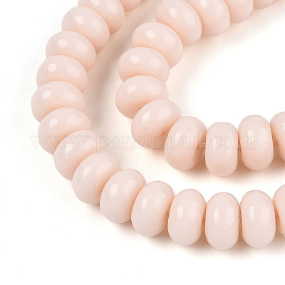 Непрозрачные с напылением стеклянные бусины GLAA-ZX008-8mm-18H-1