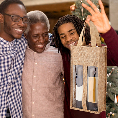 Сумки мешковины ABAG-WH0035-075B-1