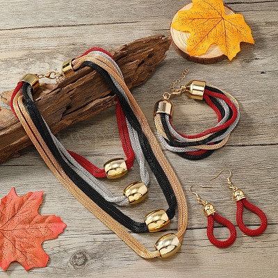 Комплекты из многослойных ожерелий FS-WGE8EEA-01-1