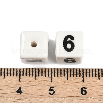 Фарфоровые бусины ручной работы PORC-R003-07-06-1