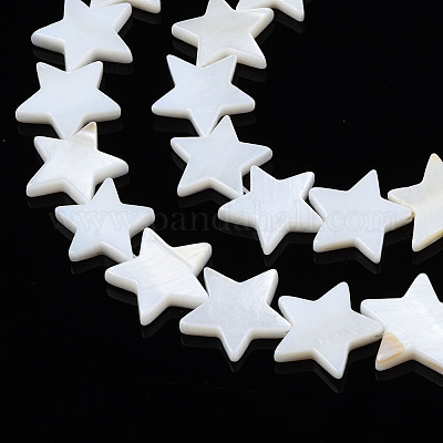 Нити бусин из натуральных пресноводных ракушек SHEL-S278-01D-01-1