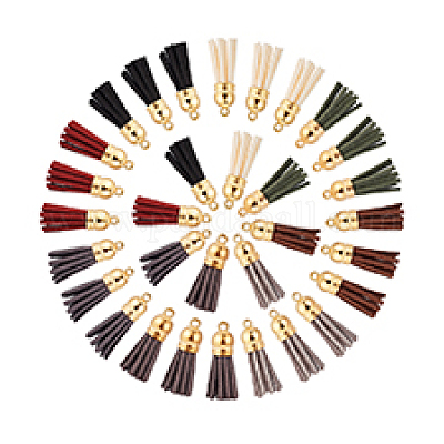 Искусственные замши кисточкой подвесные украшения FIND-PH0002-57B-1