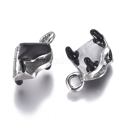 Подвески из эмали и сплава&nbsp;ENAM-K055-07A-P-1