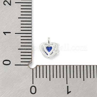 925 стерлингового серебра микро проложить кубического циркония подвески STER-Q002-02F-1