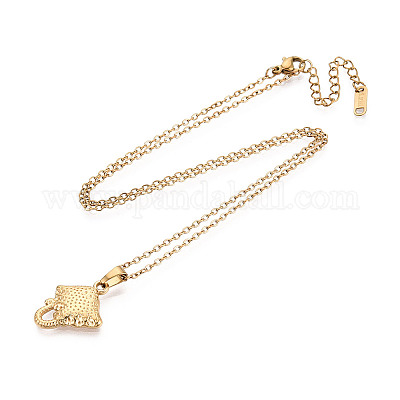 Подвески из нержавеющей стали 304 NJEW-T018-44G-1