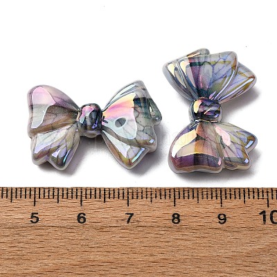 Непрозрачные акриловые бусины с печатью и УФ-покрытием OACR-G052-02B-1