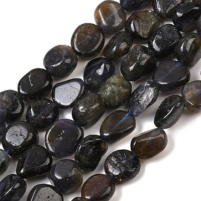 Нити из натурального иолита / кордиерита / дихроита G-A284-A02-03-1