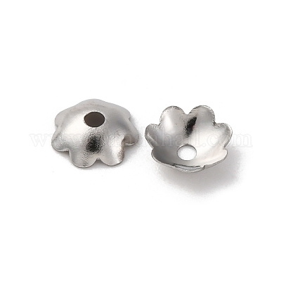 Крышки для бусин из хирургической нержавеющей стали 316L STAS-C125-01A-P-1