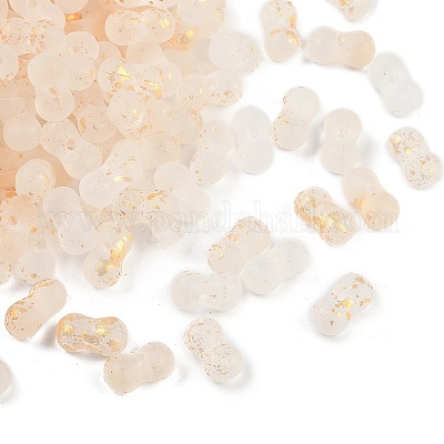 Прозрачные акриловые бусины градиентного цвета OACR-M023-02B-1