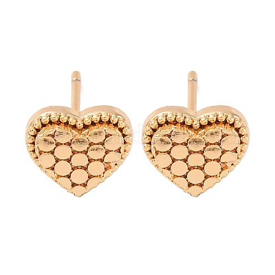 Латунь серьги EJEW-D288-01G-1