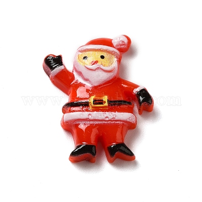 Кабошоны из непрозрачной смолы на рождество RESI-K019-50-1