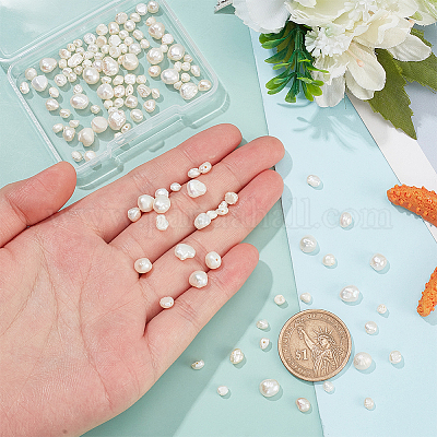 3 нити 3 стилей натуральных культивированных пресноводных жемчужных бусин PEAR-NB0002-09-1