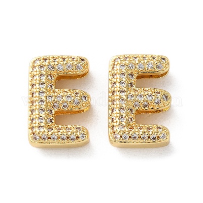 Реечное покрытие латунь микро паве кубический цирконий слайд подвески&nbsp;LS-KK-C084-34G-E-1