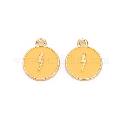 Подвески из эмали и сплава ENAM-S121-184B-1