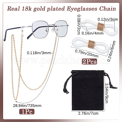 Цепочки для очков AJEW-BBC0002-41-1