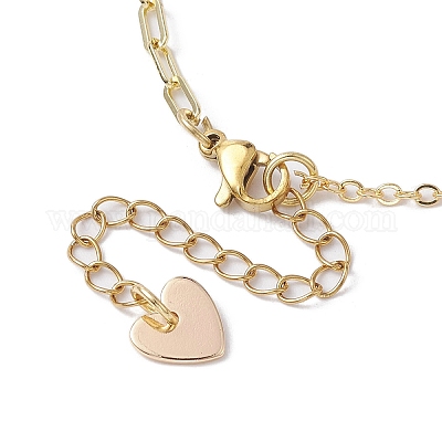 Браслеты со стеклянными звездами и латунными крестами BJEW-MZ00044-1