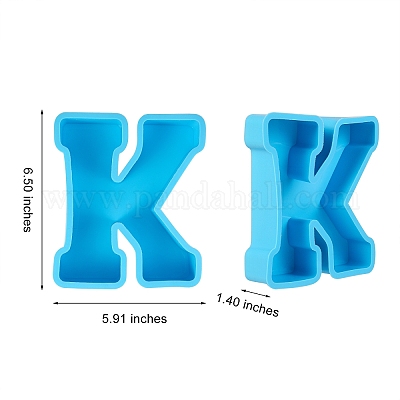 Силиконовые Молды алфавит DIY-SZC0006-01A-K-1