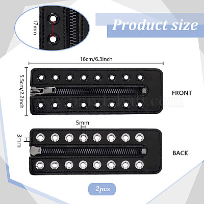 2 шт. ПУ молния аксессуары&nbsp;FIND-PH0028-27B-1
