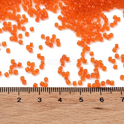 Стеклянные бусины прозрачных цветов SEED-S042-11B-09-1