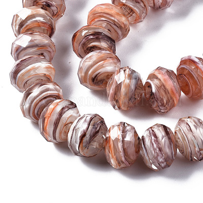 Бусы лэмпворк ручной работы LAMP-T007-13A-1