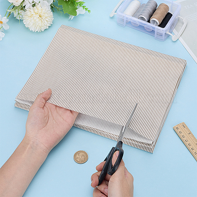 Полосатые хлопчатобумажные ткани&nbsp;DIY-FG0008-69D-1