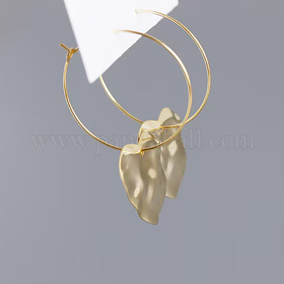 S925 серьги-кольца из стерлингового серебра в форме сердца WG5989-1