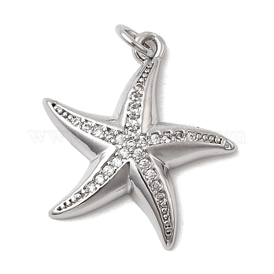 Латунные микро проложить кубического циркония подвески KK-H092-02A-P-1