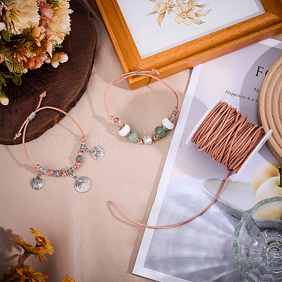 20 м коровьей кожаный шнур WL-SC0001-06B-1