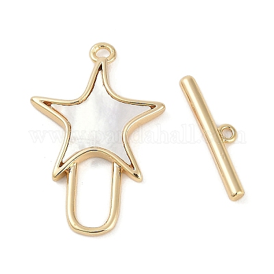 Застежки-тогл из латуни KK-K391-02G-1