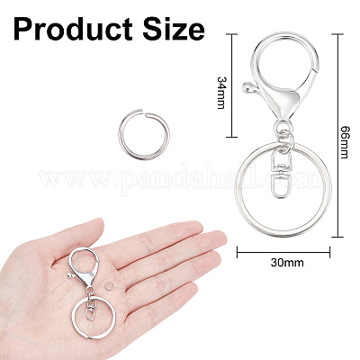 Кольца для ключей из сплава DIY-DR0001-13-1