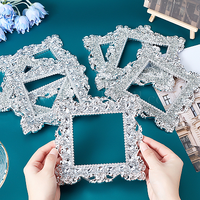 6шт 2-х стильная пластиковая рамка переключателя питания AJEW-PH0002-85-1