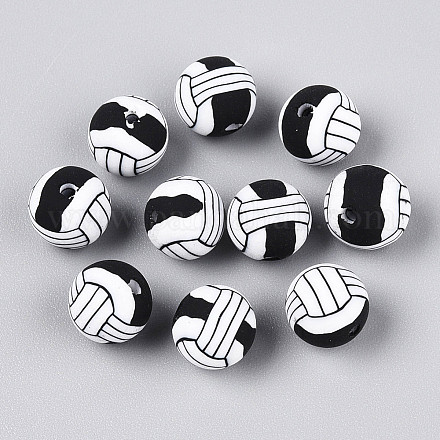 Бусины из полимерной глины  CLAY-N014-02A-07-1