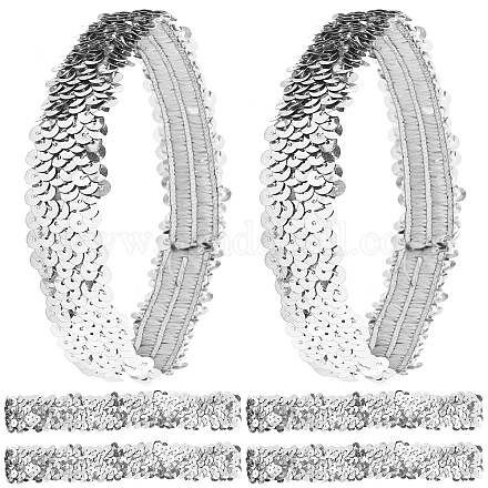 12шт. повязки на голову из пряжи и резинки OHAR-GF0001-10C-1