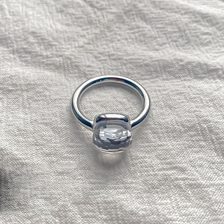 Квадратные кольца из нержавеющей стали 304 со стеклянными кольцами FS-WG8AAFA-16-1