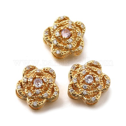 Многожильные звенья из латуни с паве из кубического циркония KK-F913-10G-1