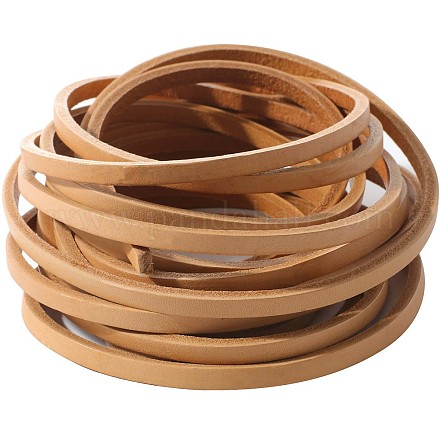 Плоский шнур из воловьей кожи WL-GF0001-10B-01-1