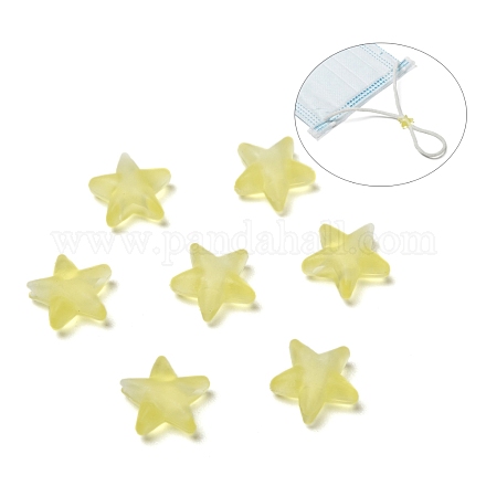 Звездный замок из пластикового шнура из ПВХ для крышки рта KY-D013-02D-1