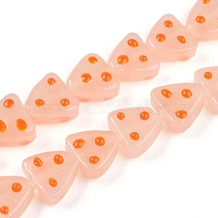 Бусы лэмпворк ручной работы LAMP-N028-01B-1