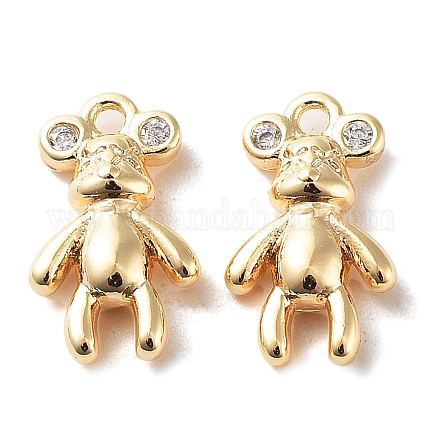 Стойки обшивки латунь микро проложить Циркон подвеску KK-K333-85G-1