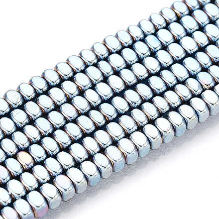 Гальванические нити из синтетических немагнитных гематитовых бусин G-T139-61C-1