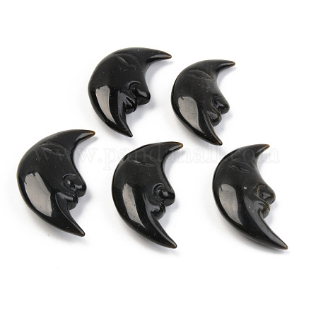 Натуральный золотистый блеск обсидиан G-T132-016-1