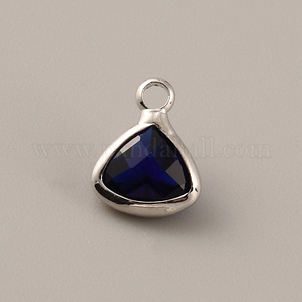 Граненые подвески стекла GLAA-WH0030-13P-09-1