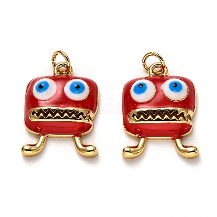 Латунь эмаль подвески KK-B028-14G-B-1