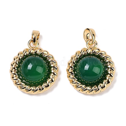 Латунь с подвесками из драгоценных камней KK-Q030-27D-G-1