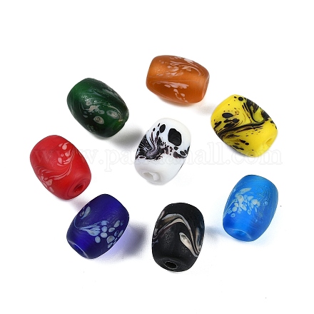 Непрозрачные бусины лэмпворк ручной работы BLOW-D006-02-1