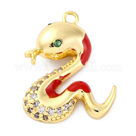 Латунные микро проложить кубического циркония подвески KK-A240-24G-1