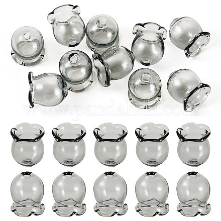 10 шт. стеклянные колпачки для изготовления колокольчиков GLAA-BY0001-05A-1