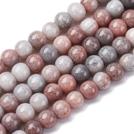 Непрозрачное стекло бисер нитей GLAA-T031-01O-14-1